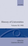 History of Universities: Volume XI: 1992