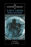 Cambridge Companion to Early Greek Philosophy