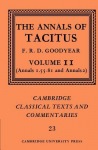 Annals of Tacitus: Volume 2, Annals 1.55-81 and Annals 2