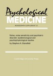 Noise, Noise Sensitivity and Psychiatric Disorder
