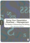 Doing Your Dissertation in Business and Management