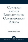 Conflict and its Resolution in Contemporary Africa