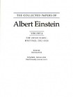 Collected Papers of Albert Einstein, Volume 4 (English)