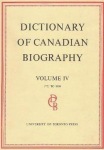 Dictionary of Canadian Biography / Dictionaire Biographique Du Canada
