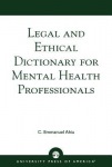 Legal and Ethical Dictionary for Mental Health Professionals