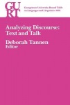 Georgetown University Round Table on Languages and Linguistics (GURT) 1981: Analyzing Discourse