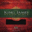 KJV Study Bible, Large Print, Bonded Leather, Black, Red Letter