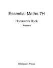 Essential Maths 7H Homework Book Answers