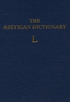 Assyrian Dictionary, Volume 9, L