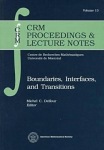Boundaries, Interfaces and Transitions