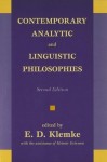 Contemporary Analytic and Linguistic Philosophies