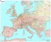 Europe Political - Michelin rolled & tubed wall map Encapsulated