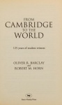 From Cambridge to the World