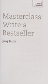 Masterclass: Write a Bestseller
