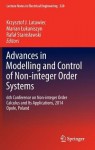 Advances in Modelling and Control of Non-integer-Order Systems