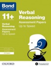 Bond 11+: Verbal Reasoning: Up to Speed Papers (for GL Assessment & other 11 plus exams)