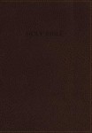 NKJV, Foundation Study Bible, Leathersoft, Brown, Thumb Indexed, Red Letter
