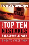 Top Ten Mistakes Salespeople Make and   How to Avoid Them