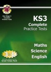 KS3 Complete Practice Tests - Maths, Science & English