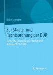 Zur Staats- und Rechtsordnung der DDR