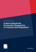New Institutional Economics Perspective on Industry Self-Regulation