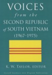Voices from the Second Republic of South Vietnam (1967–1975)