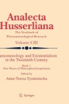 Phenomenology and Existentialism in the Twentieth Century