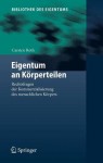 Eigentum an Korperteilen