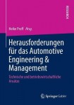 Herausforderungen fur das Automotive Engineering & Management