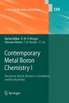 Contemporary Metal Boron Chemistry I