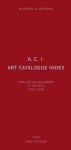 A.C.I., Art Catalogue Index