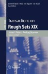 Transactions on Rough Sets XIX