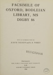 Facsimile of Oxford, Bodleian Library, MS Digby 86