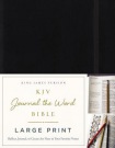 KJV Large Print Bible, Journal the Word, Reflect, Journal or Create Art Next to Your Favorite Verses (Black Hardcover, Red Letter, Comfort Print: King