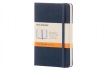 Moleskine Sapphire Blue Pocket Ruled Notebook Hard