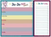 Dodo Daily to Do List Notepad (A4) Classic