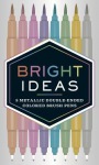 Bright Ideas: 8 Metallic Double-Ended Colored Brush Pens