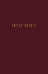 KJV, Pew Bible, Large Print, Hardcover, Burgundy, Red Letter, Comfort Print