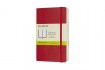 Moleskine Scarlet Red Pocket Plain Notebook Soft