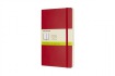 Moleskine Scarlet Red Large Plain Notebook Soft