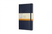 Moleskine Sapphire Blue Large Ruled Notebook Soft