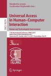 Universal Access in Human–Computer Interaction. Human and Technological Environments