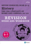 Pearson REVISE Edexcel GCSE History The USA, 1954-75 conflict at home and abroad Revision Guide and Workbook incl. online revision - for 2026, 2027 ex