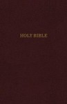 KJV Holy Bible: Personal Size Giant Print with 43,000 Cross References, Burgundy Leather-Look, Red Letter, Comfort Print: King James Version