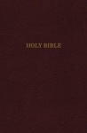 KJV Holy Bible: Super Giant Print with 43,000 Cross References, Burgundy Leather-look, Red Letter, Comfort Print (Thumb Indexed): King James Version