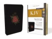 KJV Holy Bible: Super Giant Print with 43,000 Cross References, Deluxe Black Floral Leathersoft, Red Letter, Comfort Print (Thumb Indexed): King James