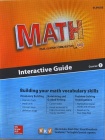 Glencoe Math, Course 1, Interactive Guide for English Learners, Student Edition
