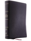 NKJV, Open Bible, Black Leathersoft, Red Letter, Comfort Print