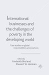 International Businesses and the Challenges of Poverty in the Developing World