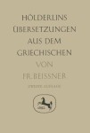 Holderlins Ubersetzungen aus dem Griechischen